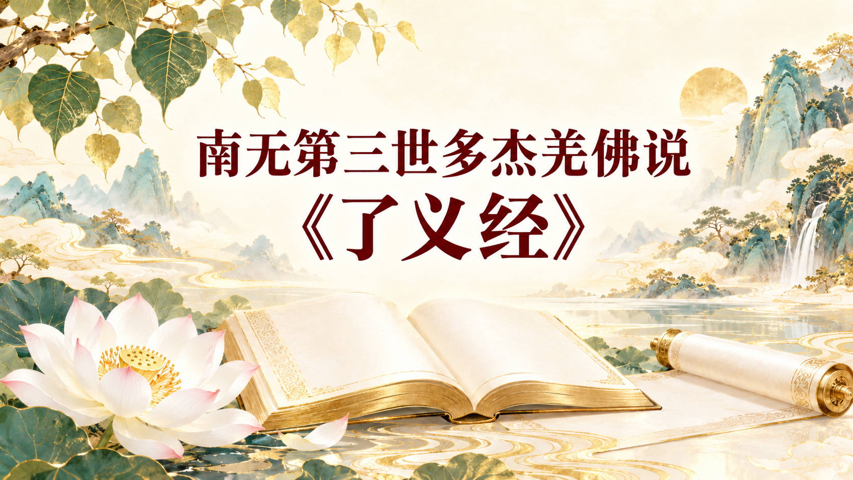 南无第三世多杰羌佛说《了义经》