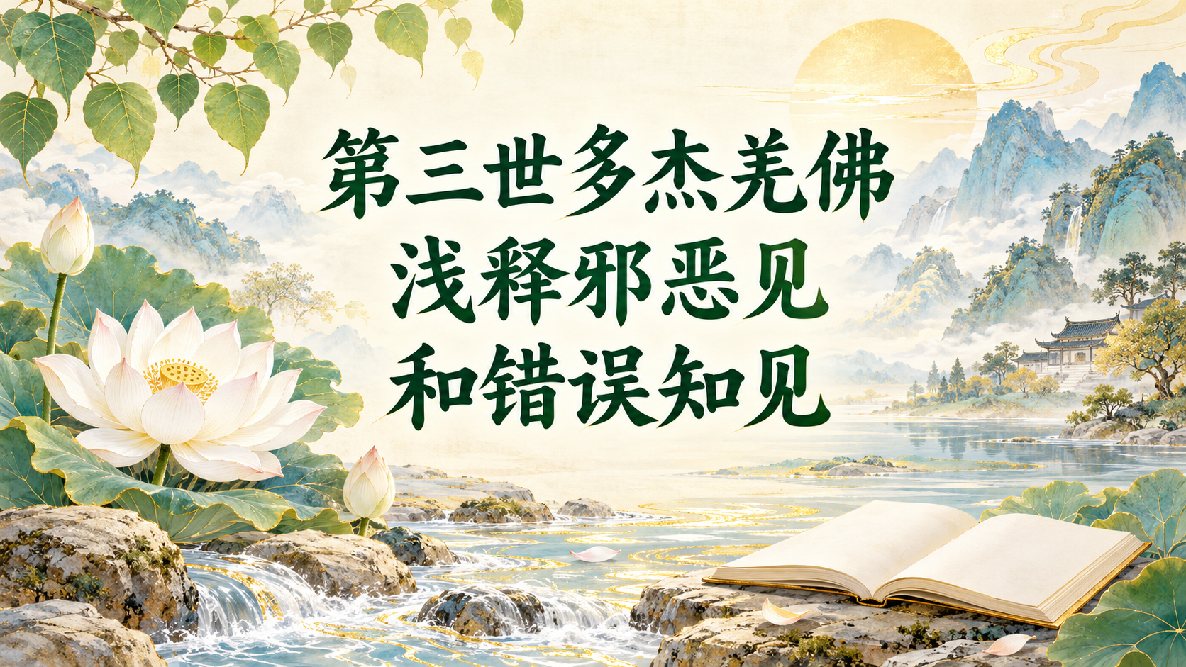第三世多杰羌佛浅释邪恶见和错误知见