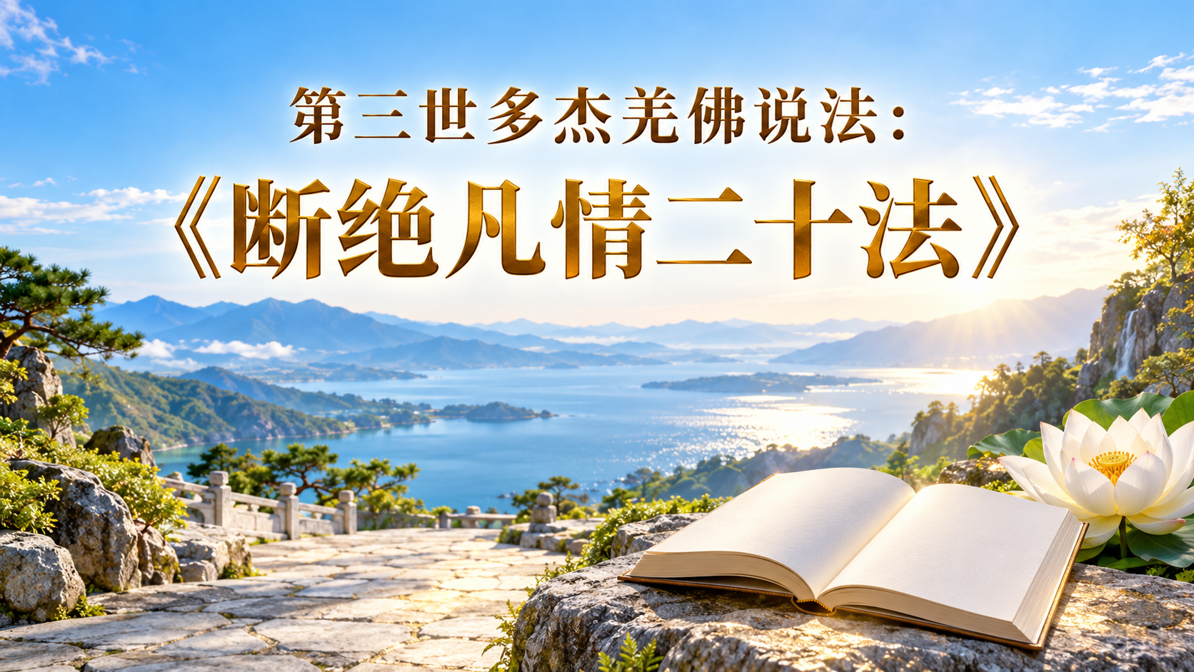 第三世多杰羌佛说法：《断绝凡情二十法》